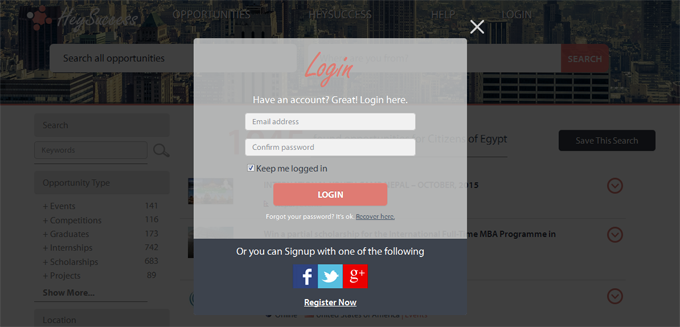 login